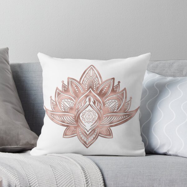 Item preview, Heart Chakra in Lotus Mandala (Rose Gold) designed and sold by squishyrainbow.