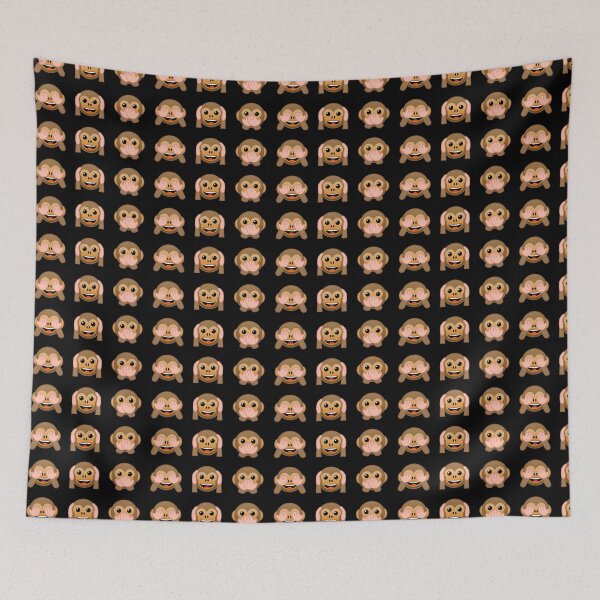 Item preview, 3 Wise Monkeys: see no evil, hear no evil, speak... designed and sold by Happy Puppy Print On Demand.
