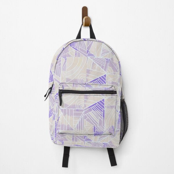 Item preview, Colorful Lines and Shapes - Light Purple designed and sold by Jasrese.