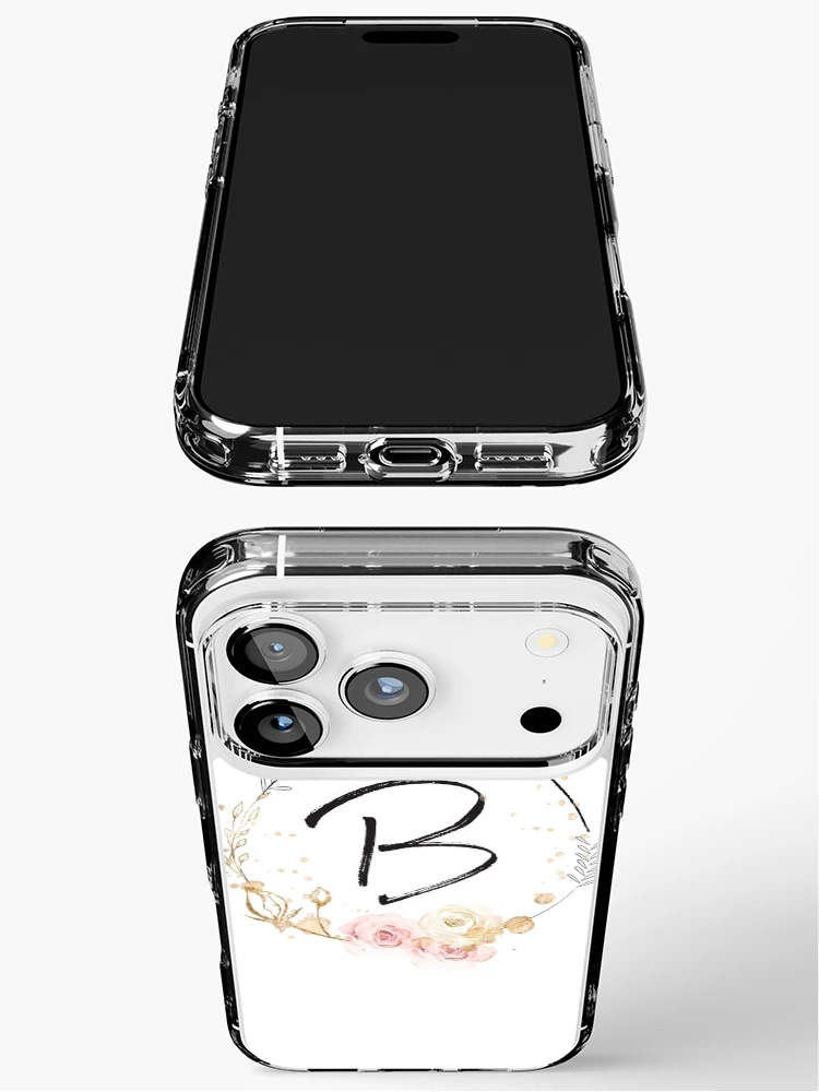 Thumbnail 3 of 5, iPhone Case, Letter B - Roses designed and sold by Rionda.