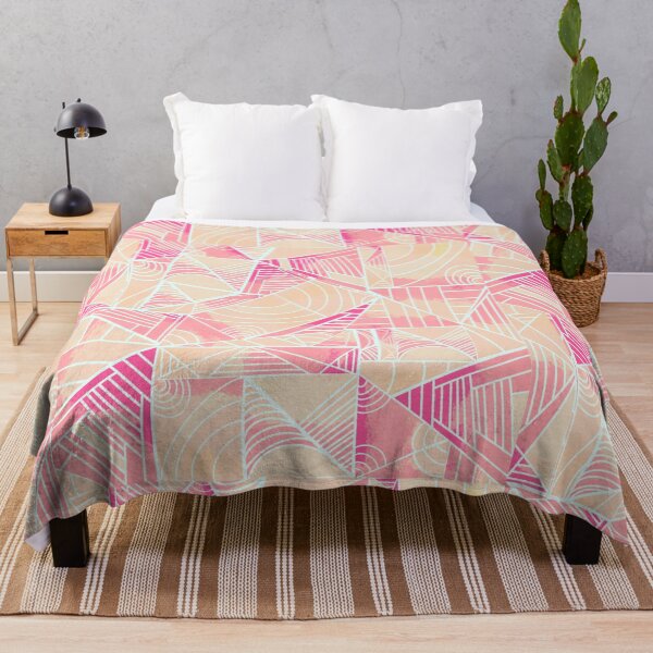 Item preview, Colorful Lines and Shapes - Light Pink designed and sold by Jasrese.