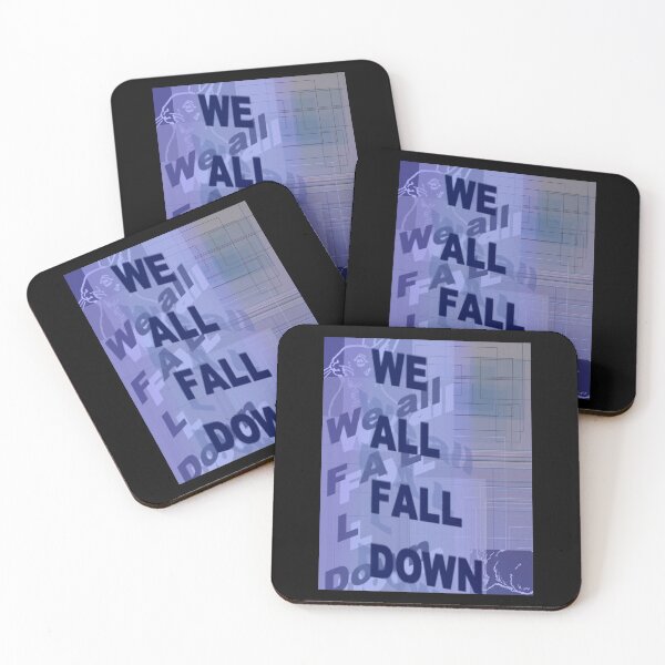 Item preview, we all fall down | graphic print designed and sold by ★ susie xowie ★.