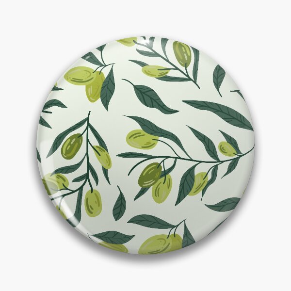 Item preview, Olive pattern, olives pattern, green olives face mask, green pattern mask, green leaves mask, italian, greek, spanish, olives pattern face mask, vegan face mask designed and sold by Crocozen.