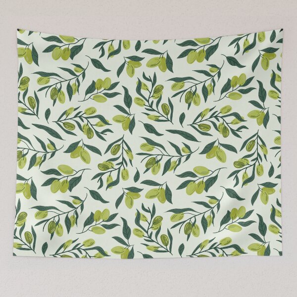Item preview, Olive pattern, olives pattern, green olives face mask, green pattern mask, green leaves mask, italian, greek, spanish, olives pattern face mask, vegan face mask designed and sold by Crocozen.