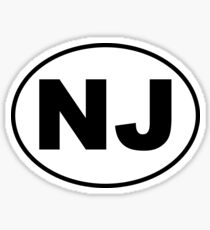 New Jersey NJ Sticker