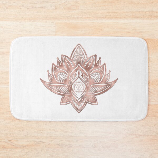 Item preview, Throat Chakra in Lotus Mandala (Rose Gold) designed and sold by squishyrainbow.