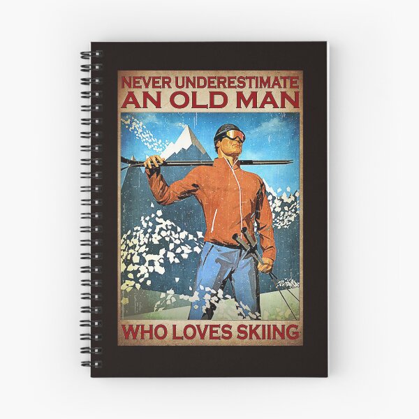 Item preview, Never underestimate an old man who loves skiing designed and sold by Cisnerosf97.
