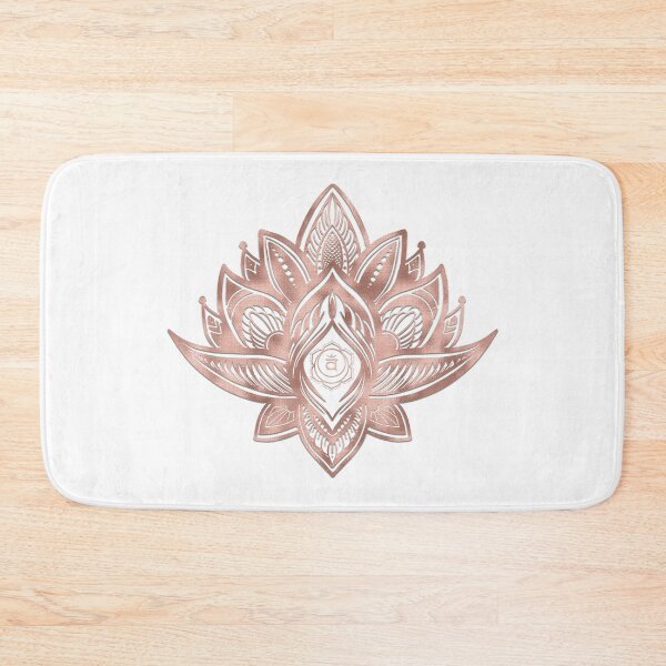 Item preview, Sacral Chakra in Lotus Mandala (Rose Gold) designed and sold by squishyrainbow.