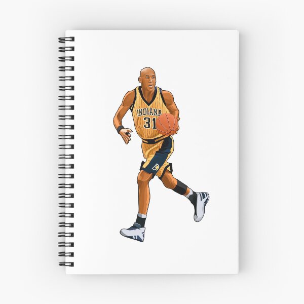 Artikelvorschau, Reggie Miller # 31 Dribblings entworfen und verkauft von DadSports.