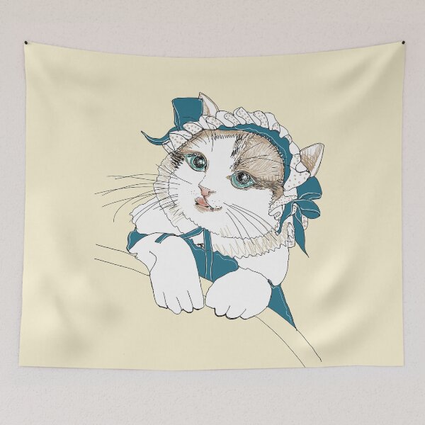 Item preview, Curious Cat in Dress designed and sold by Arkneer.