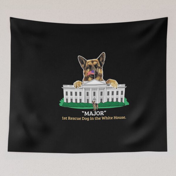 Item preview, Major, First Rescue Dog in the White House - German Shepherd designed and sold by NealadaSpeck.