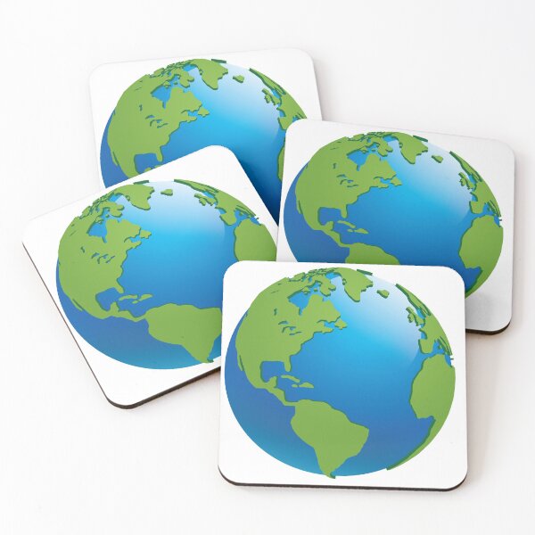 Item preview, Round green beautiful healthy globe Earth designed and sold by Queengood.