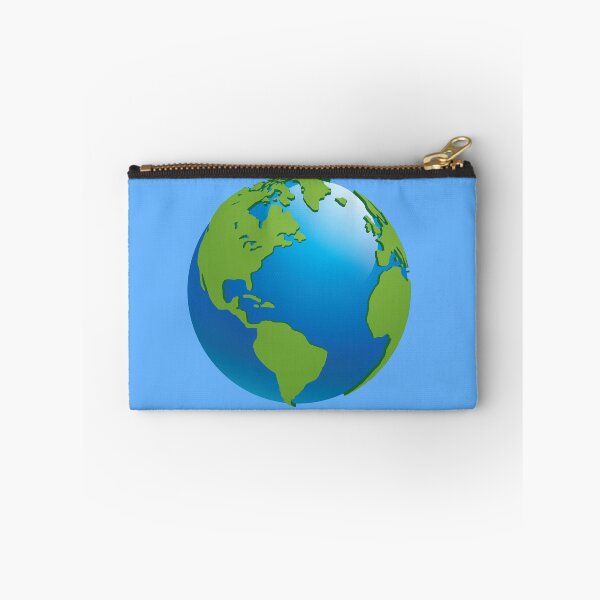 Item preview, Round green beautiful healthy globe Earth designed and sold by Queengood.