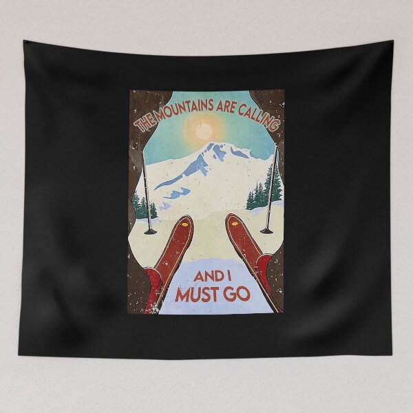 Item preview, The mountains are calling and i must go Skiing lover designed and sold by SeanRichar.