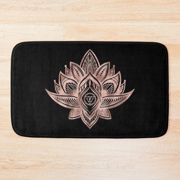 Item preview, Throat Chakra in Lotus Mandala (Rose Gold) designed and sold by squishyrainbow.