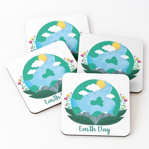 Item preview, Earth day Round green beautiful healthy globe  designed and sold by Queengood.