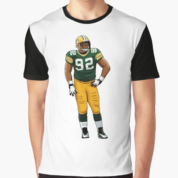 Green Bay Packers #92 Minister Of Defense Reggie White T-shirt