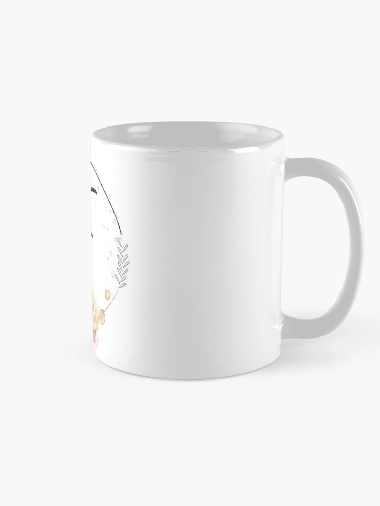 Thumbnail 3 of 6, Coffee Mug, Letter F - Roses designed and sold by Rionda.