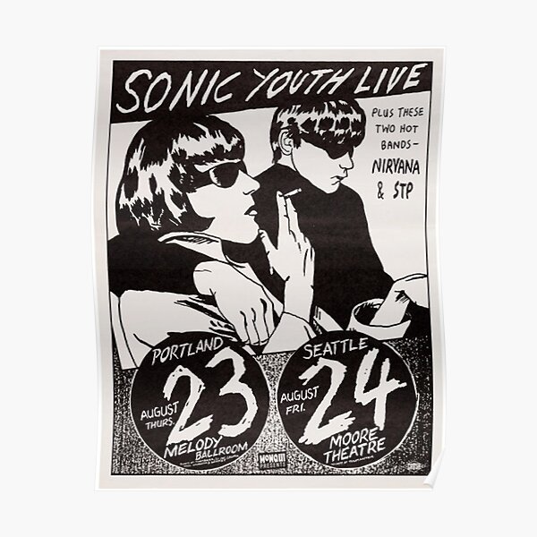 Sonic Youth Iconic Poster Poster