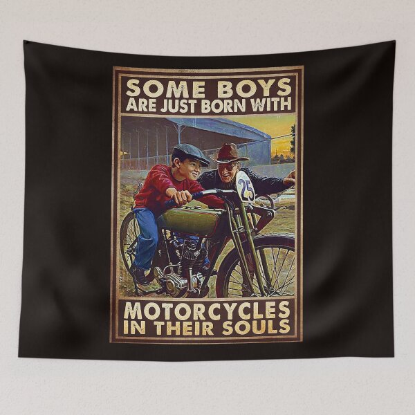 Item preview, Some boys are just born with motorcycles in their souls designed and sold by Cisnerosf97.