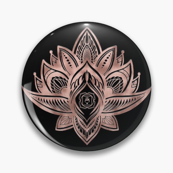 Item preview, Root Chakra in Lotus Mandala (Rose Gold) designed and sold by squishyrainbow.