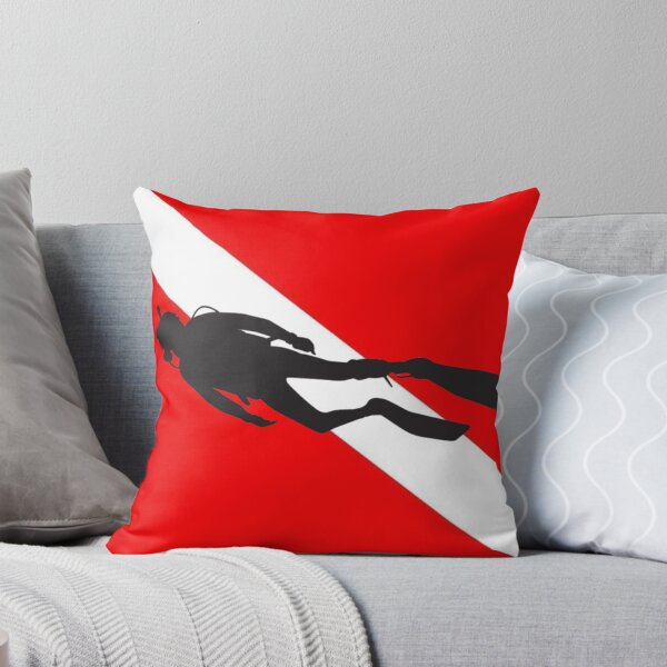 Item preview, Scuba Diver Down Flag Snorkeling Diving Snorkeler Swimmer Deep-sea Diver  designed and sold by prohockeylabs.