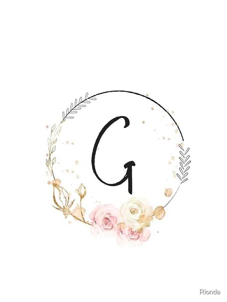 Thumbnail 4 of 4, Samsung Galaxy Phone Case, Letter G - Roses designed and sold by Rionda.