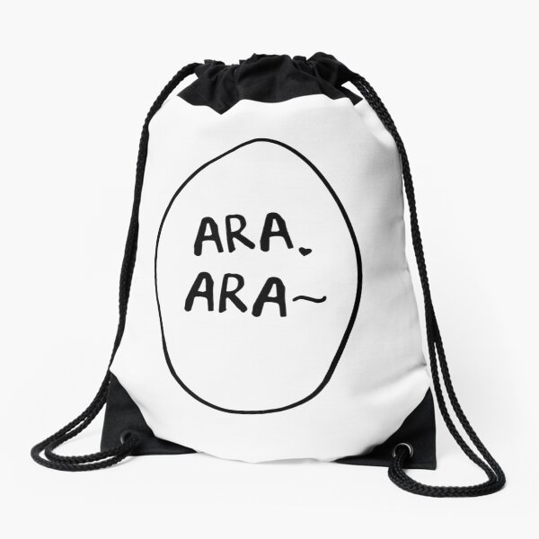 Ara Ara~ Anime Japanese Manga Bubble V2 Drawstring Bag
