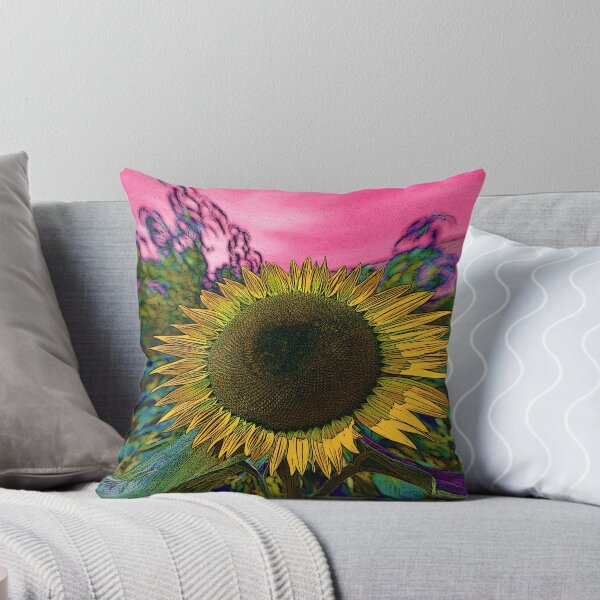 Item preview, Sunflower at Sunset - Macro Digital Art designed and sold by BeceroCreations.