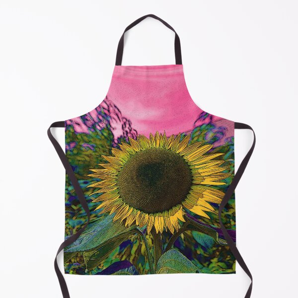 Item preview, Sunflower at Sunset - Macro Digital Art designed and sold by BeceroCreations.