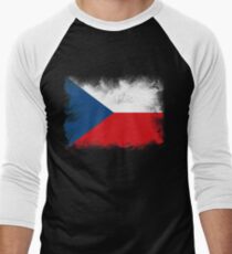 Czech Men's Baseball ¾ T-Shirt