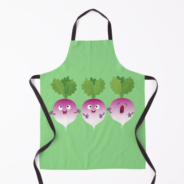 Item preview, Cute turnip vegetable trio singing cartoon designed and sold by FrogFactory.