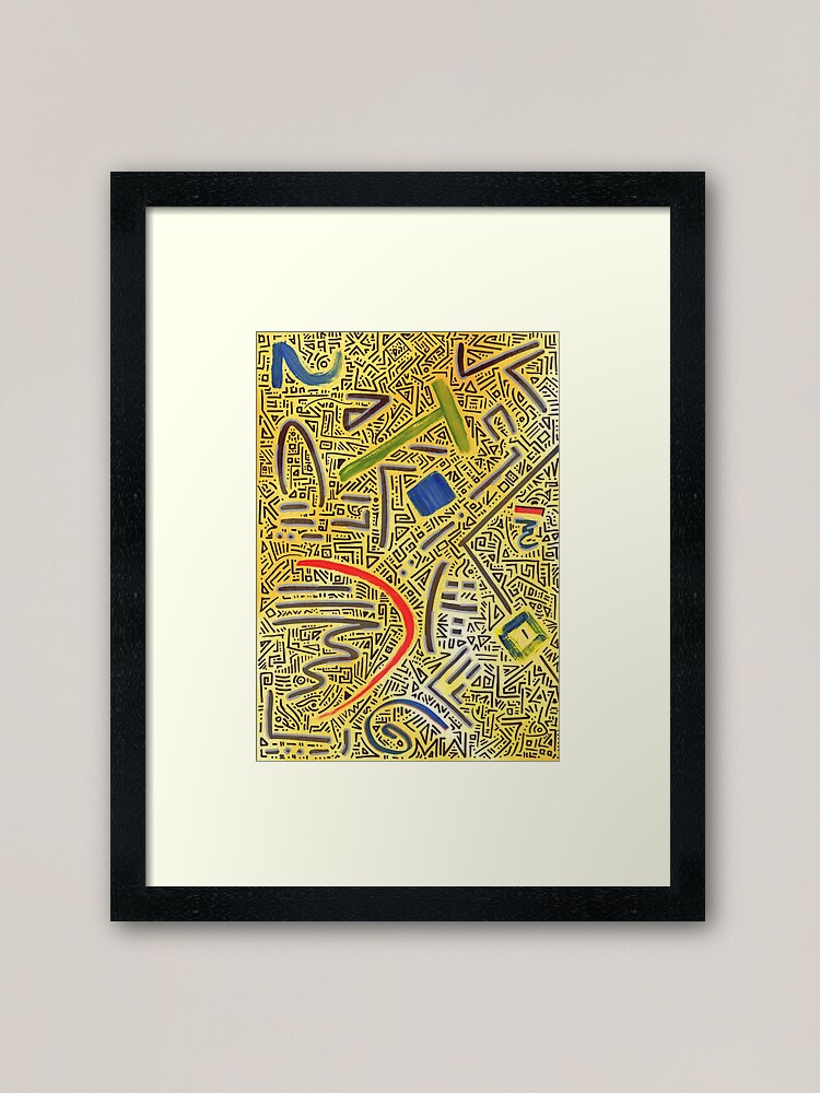 Alternate view of RAYCLEST 4 Framed Art Print