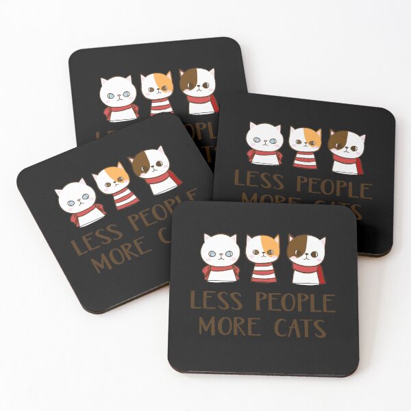 Item preview, Less People More Cats designed and sold by Phorase.