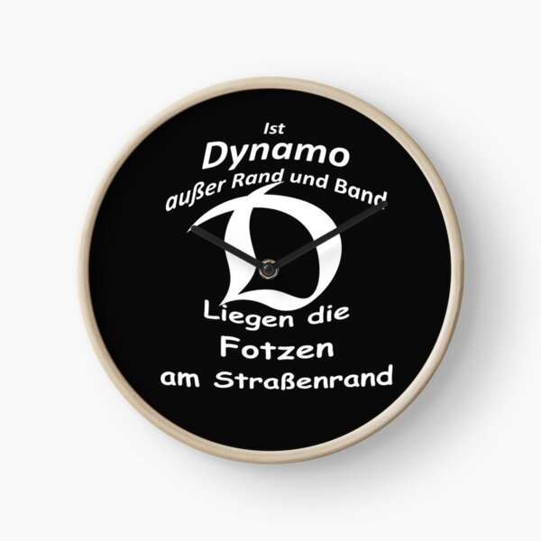 Dynamo außer Rand und Band Uhr