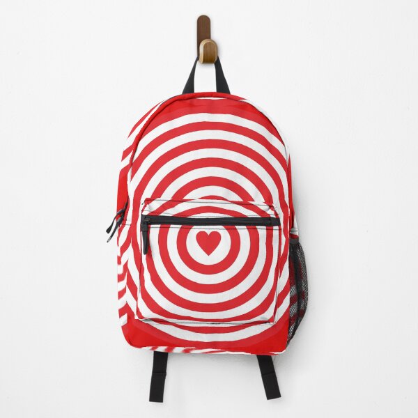 Item preview, Red and white round target with heart. designed and sold by angelisart.