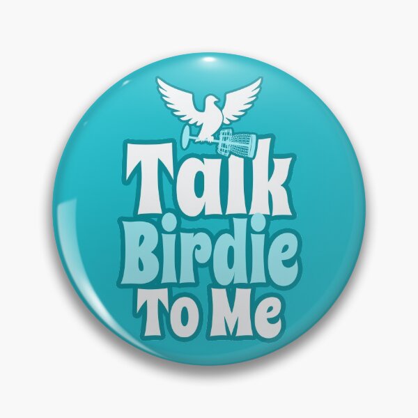 Item preview, Talk Birdie To Me Disc Golf Frolf Retro Vintage Dove Basket designed and sold by GrandeDuc.