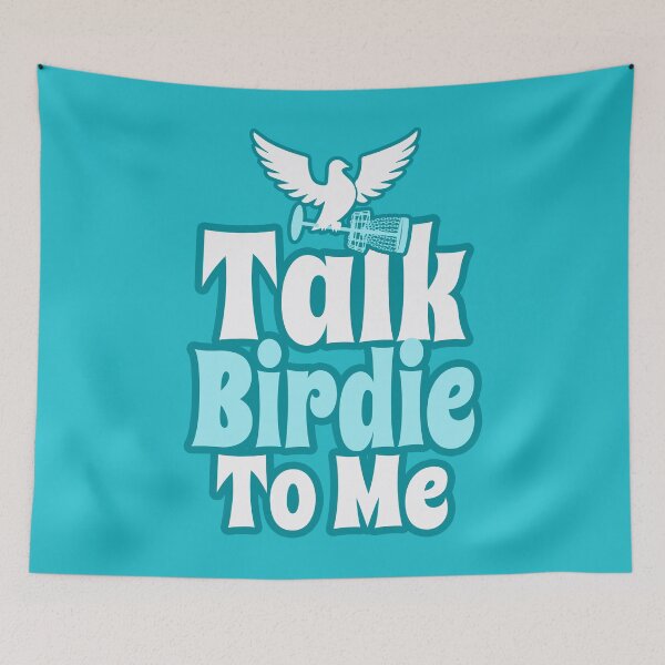 Item preview, Talk Birdie To Me Disc Golf Frolf Retro Vintage Dove Basket designed and sold by GrandeDuc.