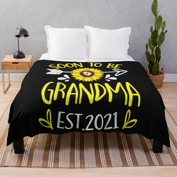 Item preview, Soon To Be A Grandma Est 2021 Sunflower | Pregnancy Annoucement | Gift Idea | Gift For Grandma | designed and sold by LanPhan.