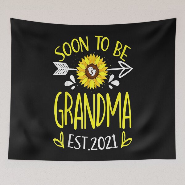 Item preview, Soon To Be A Grandma Est 2021 Sunflower | Pregnancy Annoucement | Gift Idea | Gift For Grandma |  designed and sold by LanPhan.