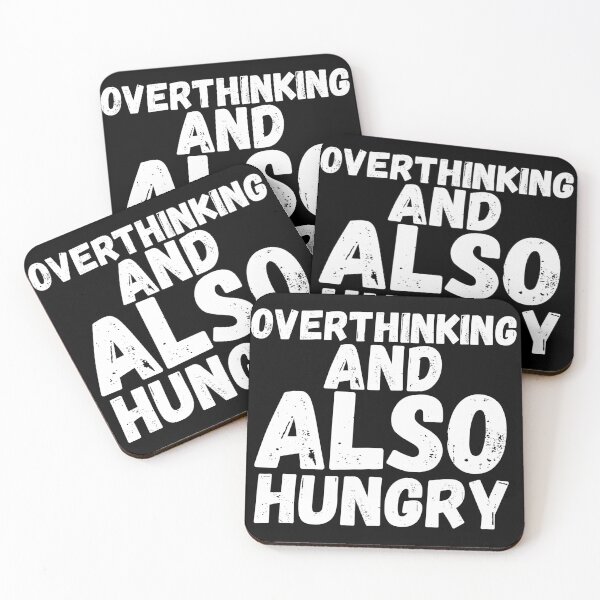Item preview, Overthinking And Also Hungry designed and sold by Gamers Hub.
