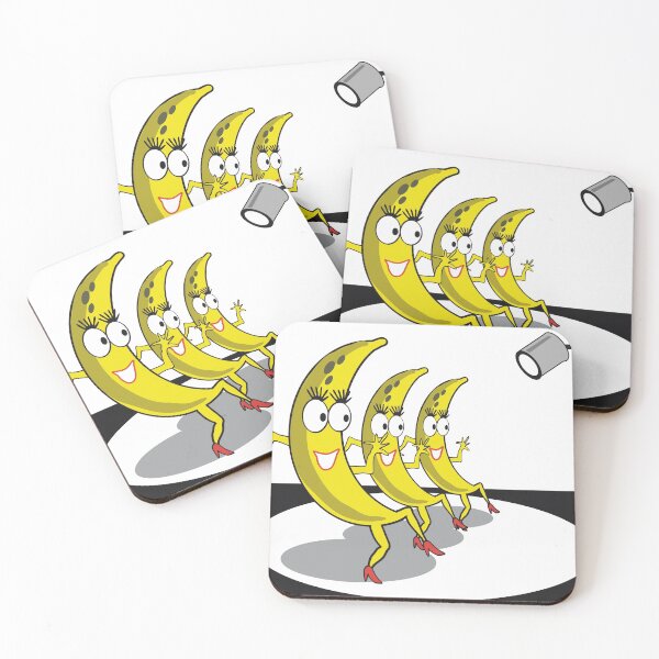 Item preview, Cartoon showing cute dancing bananas on stage designed and sold by Al Benge.