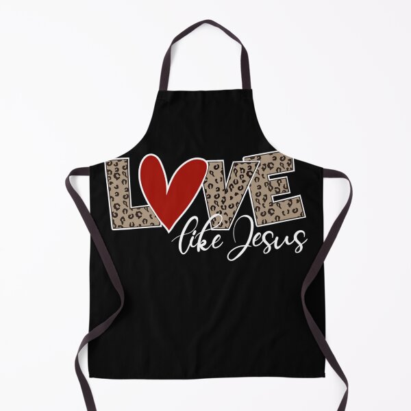 Item preview, Love Like Jesus Leopard Print Valentines Day designed and sold by NealadaSpeck.