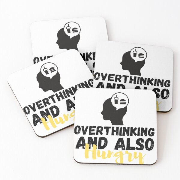 Item preview, Overthinking And Also Hungry designed and sold by Gamers Hub.