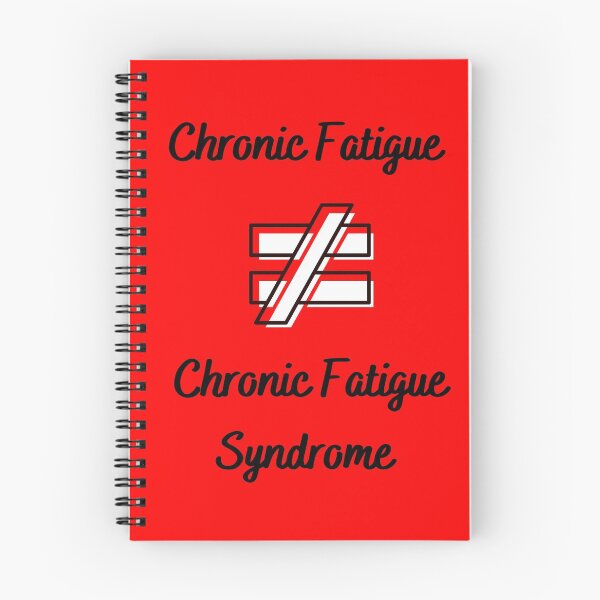 Item preview, Chronic Fatigue is NOT equal to Chronic Fatigue Syndrome (on red) designed and sold by Chantelle  Spies.