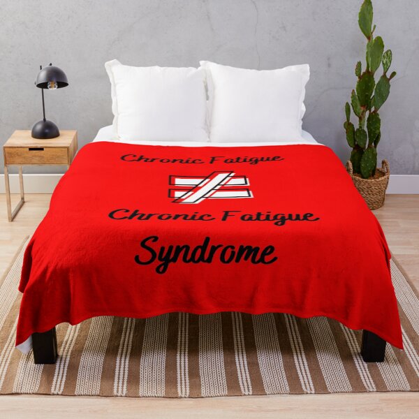 Item preview, Chronic Fatigue is NOT equal to Chronic Fatigue Syndrome (on red) designed and sold by Chantelle Spies.