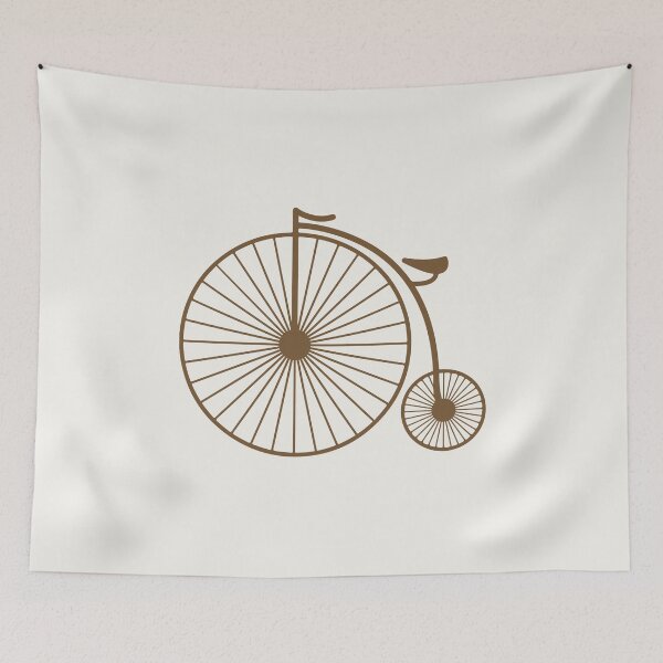 Item preview, Brown Big Bike Penny Farthing Cyclists designed and sold by ElJimmo.