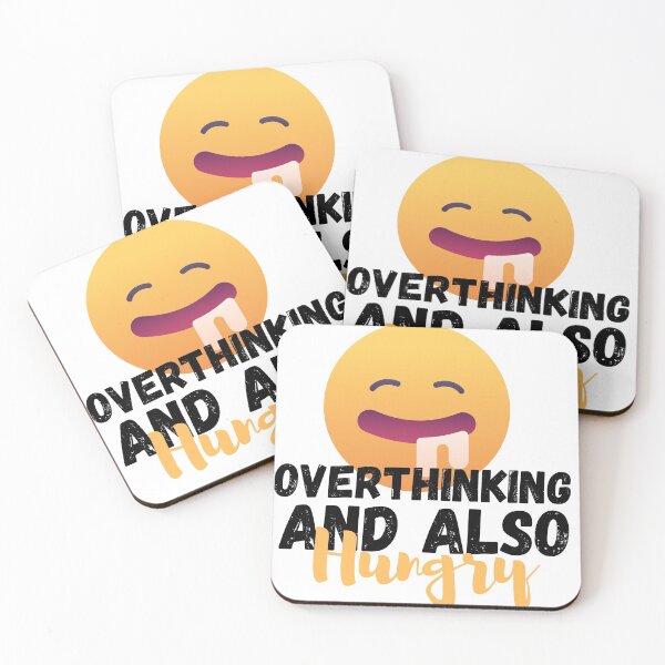 Item preview, Overthinking And Also Hungry designed and sold by Gamers Hub.