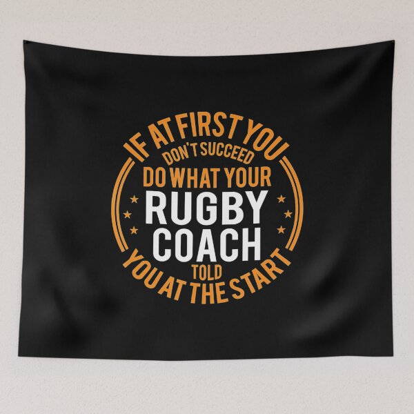 Item preview, Funny Sport Instructor and Player Funny Rugby Coach  designed and sold by bale2014.