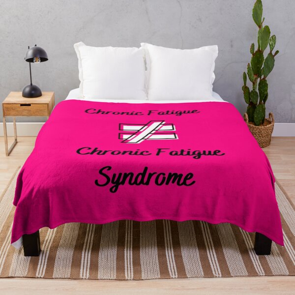Item preview, Chronic Fatigue is NOT equal to Chronic Fatigue Syndrome (on pink) designed and sold by Chantelle  Spies.